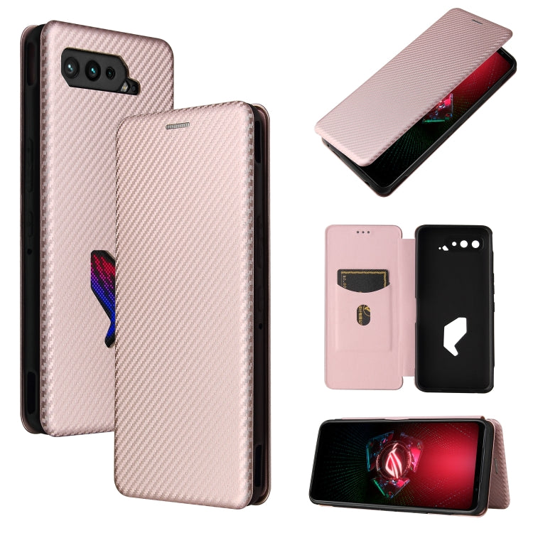 Carbon Fiber Texture Magnetic Horizontal Flip TPU + PC + PU Leather Case with Card Slot, For Asus ROG Phone 5, For Blackview BV6300 Pro, For Samsung Galaxy M62, For Samsung Galaxy F62