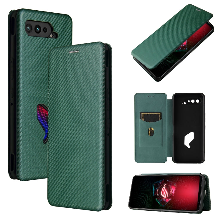 Carbon Fiber Texture Magnetic Horizontal Flip TPU + PC + PU Leather Case with Card Slot, For Asus ROG Phone 5, For Blackview BV6300 Pro, For Samsung Galaxy M62, For Samsung Galaxy F62