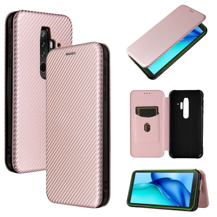 Carbon Fiber Texture Magnetic Horizontal Flip TPU + PC + PU Leather Case with Card Slot, For Asus ROG Phone 5, For Blackview BV6300 Pro, For Samsung Galaxy M62, For Samsung Galaxy F62
