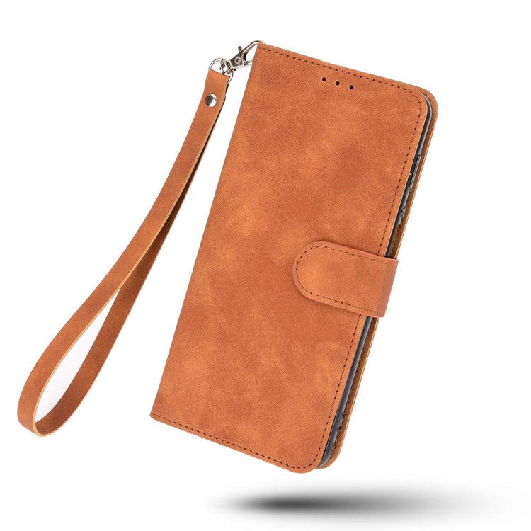 Solid Color Skin Feel Magnetic Buckle Horizontal Flip Calf Texture PU Leather Case with Holder & Card Slots & Wallet, For Fujitsu Be4 Plus F-41B, For Nokia X10, For Sony Xperia 5 III