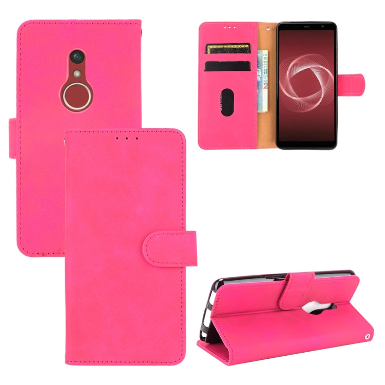 Solid Color Skin Feel Magnetic Buckle Horizontal Flip Calf Texture PU Leather Case with Holder & Card Slots & Wallet, For Fujitsu Be4 Plus F-41B, For Nokia X10, For Sony Xperia 5 III