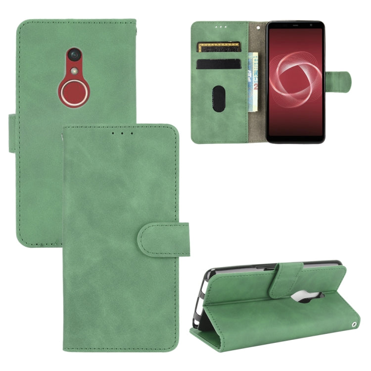 Solid Color Skin Feel Magnetic Buckle Horizontal Flip Calf Texture PU Leather Case with Holder & Card Slots & Wallet, For Fujitsu Be4 Plus F-41B, For Nokia X10, For Sony Xperia 5 III