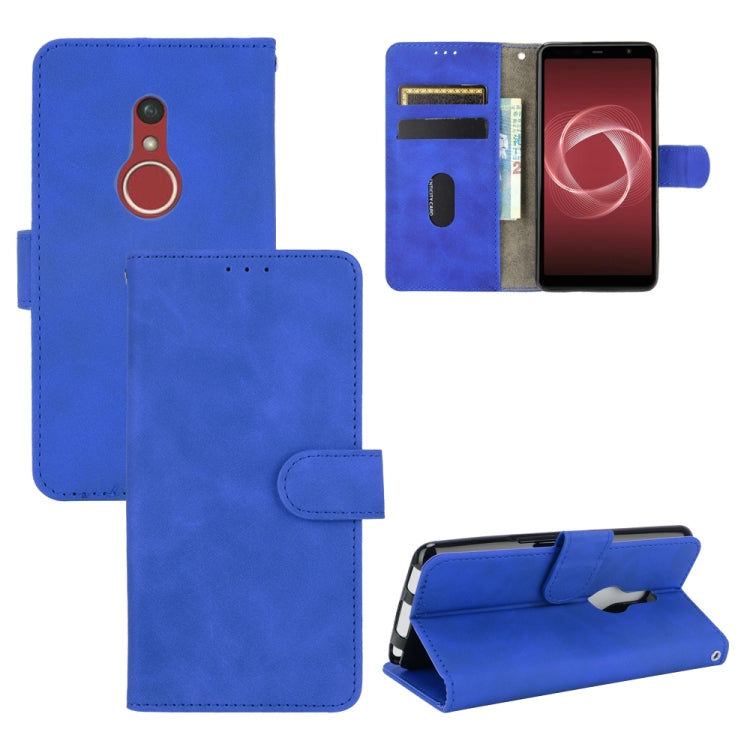 Solid Color Skin Feel Magnetic Buckle Horizontal Flip Calf Texture PU Leather Case with Holder & Card Slots & Wallet, For Fujitsu Be4 Plus F-41B, For Nokia X10, For Sony Xperia 5 III