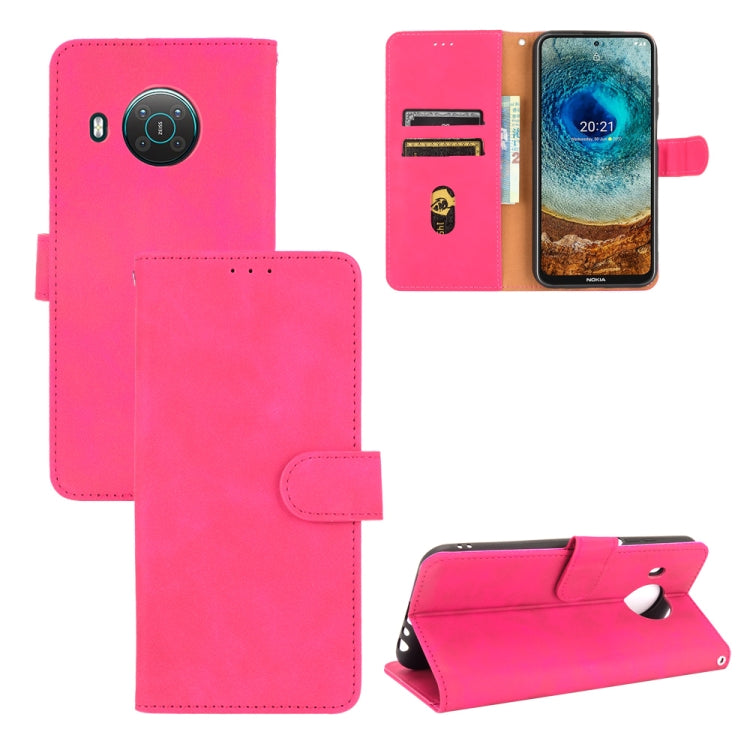 Solid Color Skin Feel Magnetic Buckle Horizontal Flip Calf Texture PU Leather Case with Holder & Card Slots & Wallet, For Fujitsu Be4 Plus F-41B, For Nokia X10, For Sony Xperia 5 III