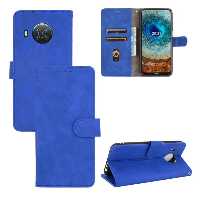 Solid Color Skin Feel Magnetic Buckle Horizontal Flip Calf Texture PU Leather Case with Holder & Card Slots & Wallet, For Fujitsu Be4 Plus F-41B, For Nokia X10, For Sony Xperia 5 III