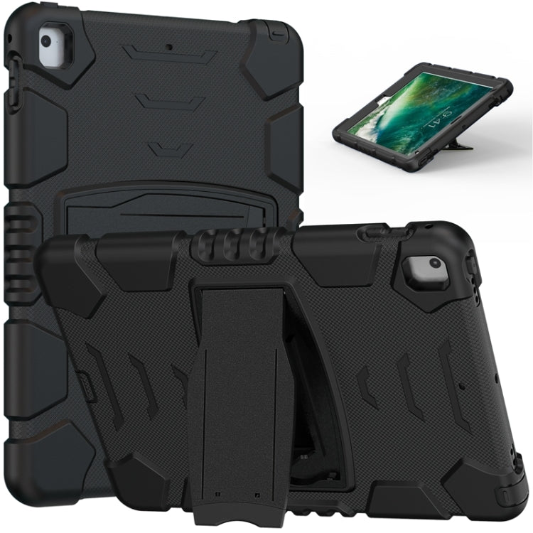 3-Layer Protection Screen Frame + PC + Silicone Shockproof Combination Case with Holder, For iPad 9.7 (2018) / (2017) / Air 2 / Pro 9.7, For iPad 10.2 2021 / 2020 / 2019