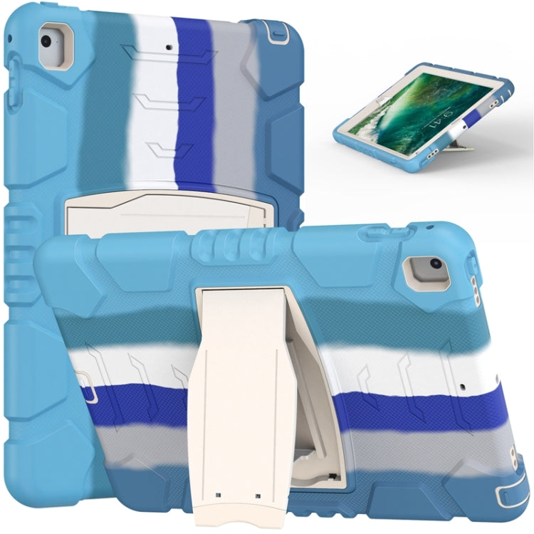 3-Layer Protection Screen Frame + PC + Silicone Shockproof Combination Case with Holder, For iPad 9.7 (2018) / (2017) / Air 2 / Pro 9.7, For iPad 10.2 2021 / 2020 / 2019