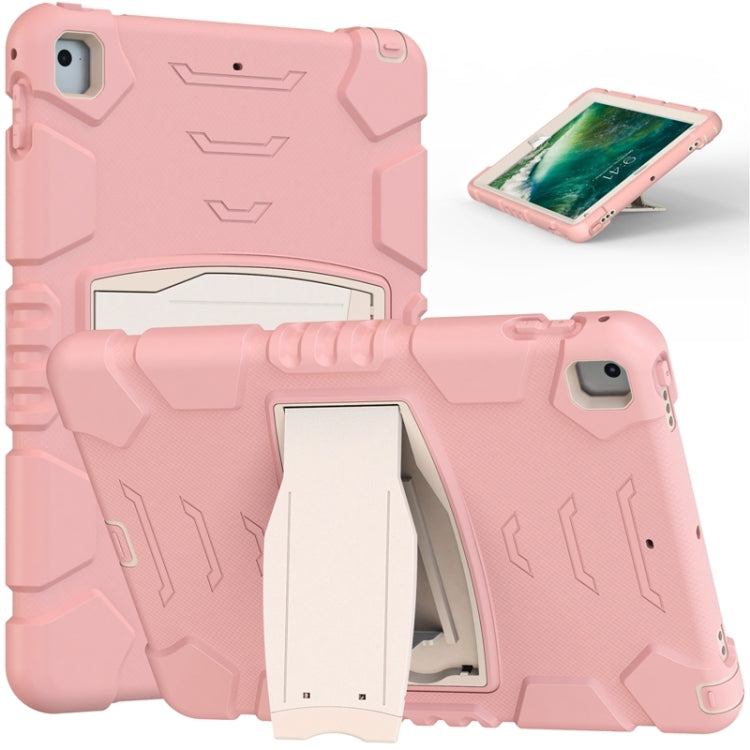 3-Layer Protection Screen Frame + PC + Silicone Shockproof Combination Case with Holder, For iPad 9.7 (2018) / (2017) / Air 2 / Pro 9.7, For iPad 10.2 2021 / 2020 / 2019