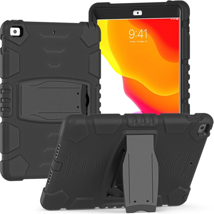 3-Layer Protection Screen Frame + PC + Silicone Shockproof Combination Case with Holder, For iPad 9.7 (2018) / (2017) / Air 2 / Pro 9.7, For iPad 10.2 2021 / 2020 / 2019