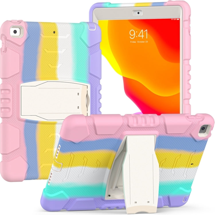 3-Layer Protection Screen Frame + PC + Silicone Shockproof Combination Case with Holder, For iPad 9.7 (2018) / (2017) / Air 2 / Pro 9.7, For iPad 10.2 2021 / 2020 / 2019