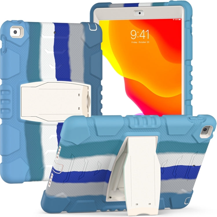3-Layer Protection Screen Frame + PC + Silicone Shockproof Combination Case with Holder, For iPad 9.7 (2018) / (2017) / Air 2 / Pro 9.7, For iPad 10.2 2021 / 2020 / 2019