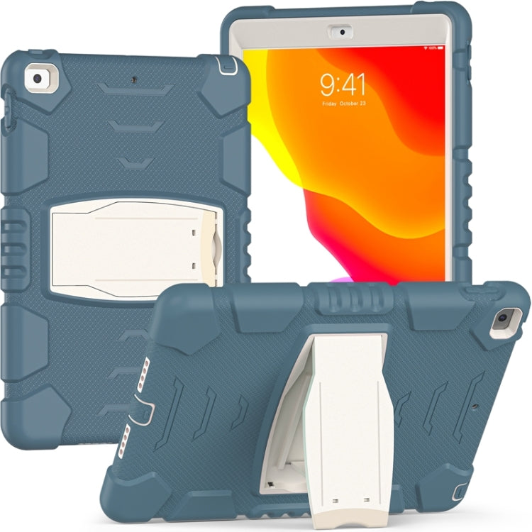 3-Layer Protection Screen Frame + PC + Silicone Shockproof Combination Case with Holder, For iPad 9.7 (2018) / (2017) / Air 2 / Pro 9.7, For iPad 10.2 2021 / 2020 / 2019