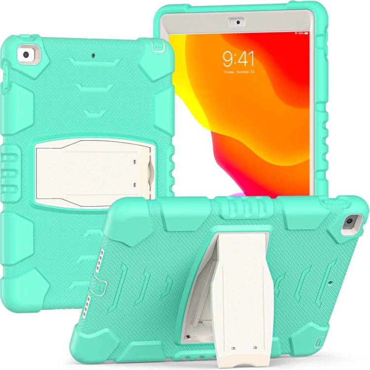 3-Layer Protection Screen Frame + PC + Silicone Shockproof Combination Case with Holder, For iPad 9.7 (2018) / (2017) / Air 2 / Pro 9.7, For iPad 10.2 2021 / 2020 / 2019