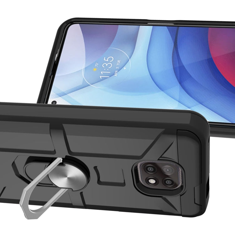 War-god Armor TPU + PC Shockproof Magnetic Protective Case with Ring Holder, For Motorola Moto G Power 2021, For Motorola Moto G Stylus 2021, For Motorola Moto G9/G9 Play/E7 Plus, For Motorola Moto G10 / G30