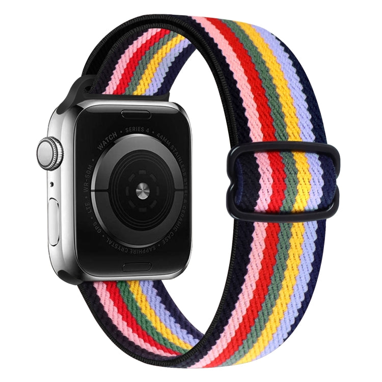 8-shaped Buckle Nylon Replacement Strap Watchband, For Apple Watch Series 9&8&7 41mm / SE 3&SE 2&6&SE&5&4 40mm / 3&2&1 38mm