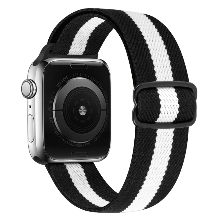 8-shaped Buckle Nylon Replacement Strap Watchband, For Apple Watch Series 9&8&7 41mm / SE 3&SE 2&6&SE&5&4 40mm / 3&2&1 38mm