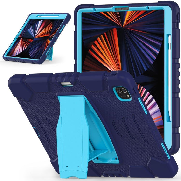 3-Layer Protection Screen Frame + PC + Silicone Shockproof Combination Case with Holder