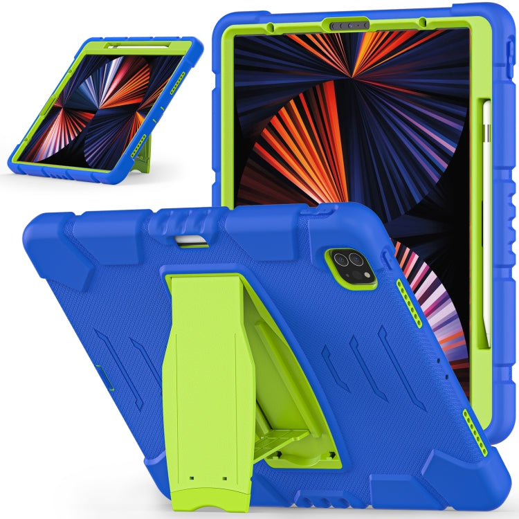 3-Layer Protection Screen Frame + PC + Silicone Shockproof Combination Case with Holder