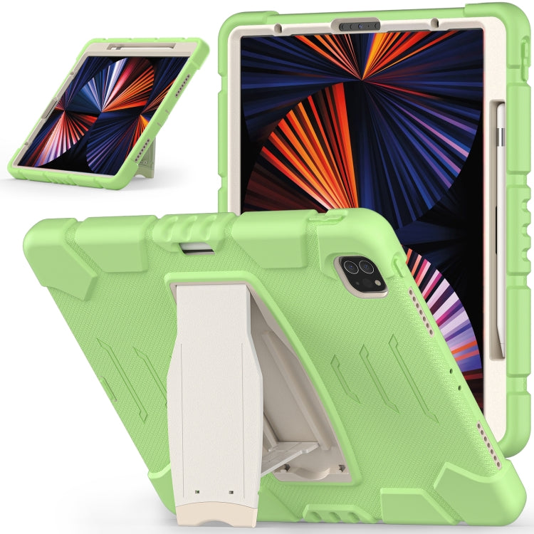 3-Layer Protection Screen Frame + PC + Silicone Shockproof Combination Case with Holder