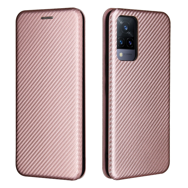 Carbon Fiber Texture Magnetic Horizontal Flip TPU + PC + PU Leather Case with Card Slot, For vivo V21, For Cubot Note 20, For Motorola Moto G60 / G40 Fusion, For Nokia 1.4