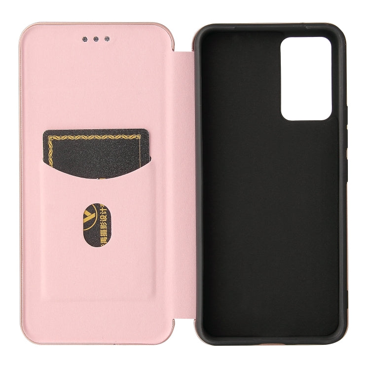 Carbon Fiber Texture Magnetic Horizontal Flip TPU + PC + PU Leather Case with Card Slot, For vivo V21, For Cubot Note 20, For Motorola Moto G60 / G40 Fusion, For Nokia 1.4