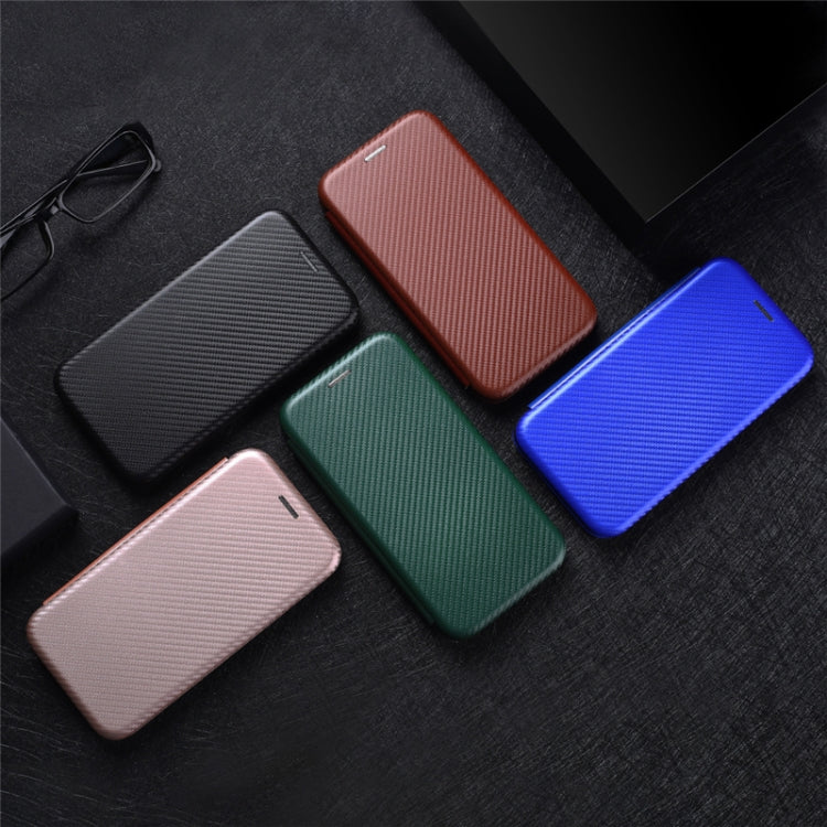 Carbon Fiber Texture Magnetic Horizontal Flip TPU + PC + PU Leather Case with Card Slot, For vivo V21, For Cubot Note 20, For Motorola Moto G60 / G40 Fusion, For Nokia 1.4