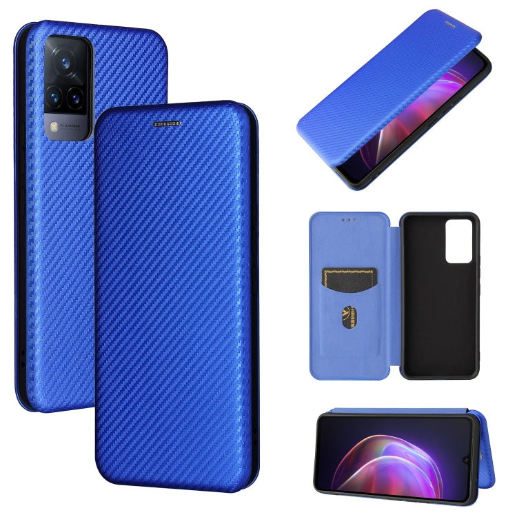 Carbon Fiber Texture Magnetic Horizontal Flip TPU + PC + PU Leather Case with Card Slot, For vivo V21, For Cubot Note 20, For Motorola Moto G60 / G40 Fusion, For Nokia 1.4