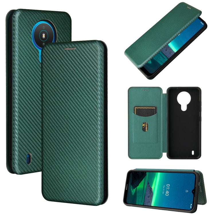 Carbon Fiber Texture Magnetic Horizontal Flip TPU + PC + PU Leather Case with Card Slot, For vivo V21, For Cubot Note 20, For Motorola Moto G60 / G40 Fusion, For Nokia 1.4
