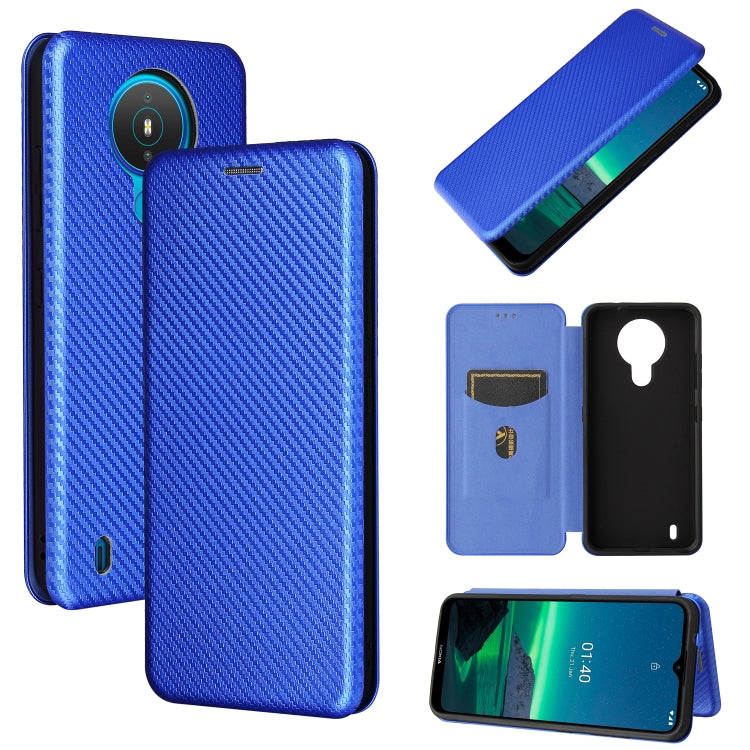 Carbon Fiber Texture Magnetic Horizontal Flip TPU + PC + PU Leather Case with Card Slot, For vivo V21, For Cubot Note 20, For Motorola Moto G60 / G40 Fusion, For Nokia 1.4