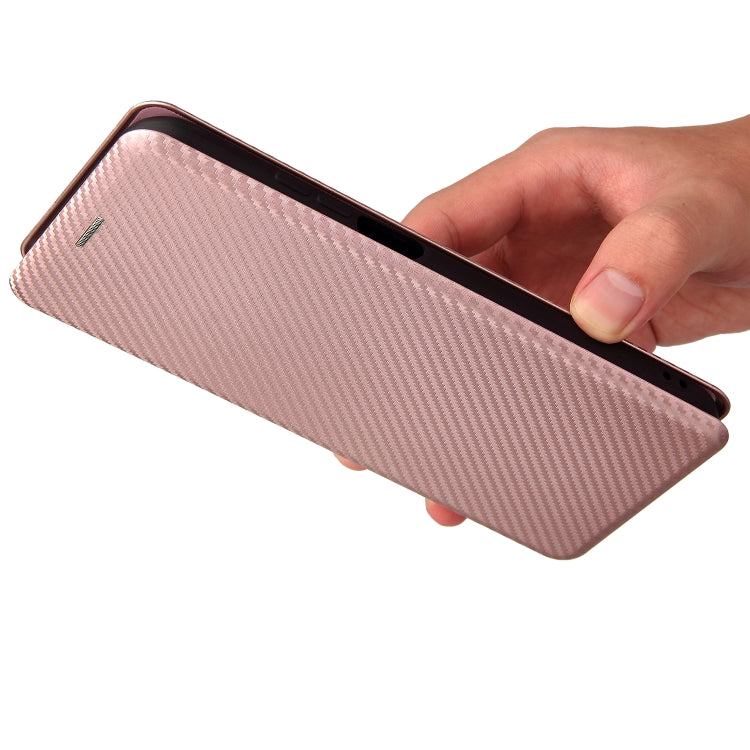 Carbon Fiber Texture Magnetic Horizontal Flip TPU + PC + PU Leather Case with Card Slot, For Nokia X10, For Nokia X20, For Sony Xperia Ace II, For Xiaomi Redmi Note 10 5G