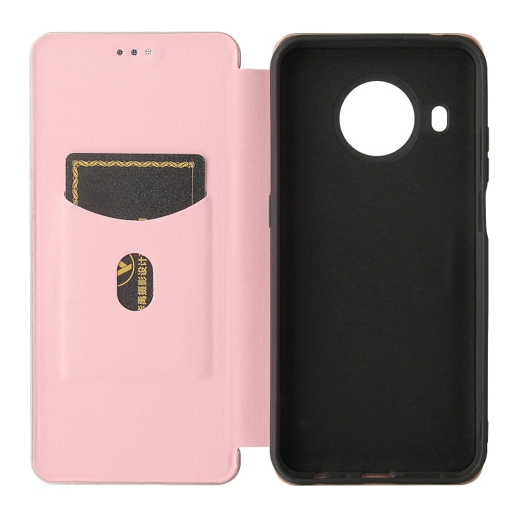 Carbon Fiber Texture Magnetic Horizontal Flip TPU + PC + PU Leather Case with Card Slot, For Nokia X10, For Nokia X20, For Sony Xperia Ace II, For Xiaomi Redmi Note 10 5G