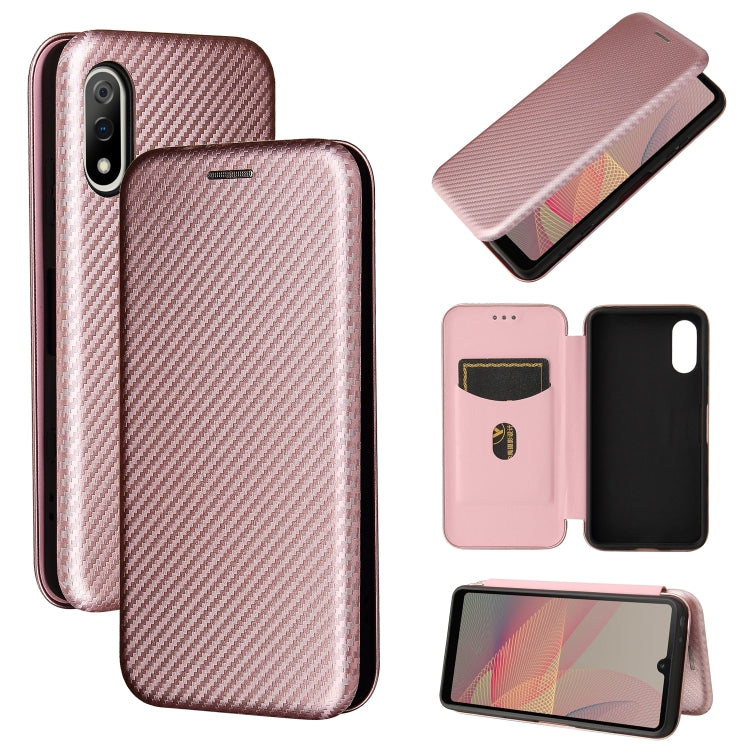 Carbon Fiber Texture Magnetic Horizontal Flip TPU + PC + PU Leather Case with Card Slot, For Nokia X10, For Nokia X20, For Sony Xperia Ace II, For Xiaomi Redmi Note 10 5G