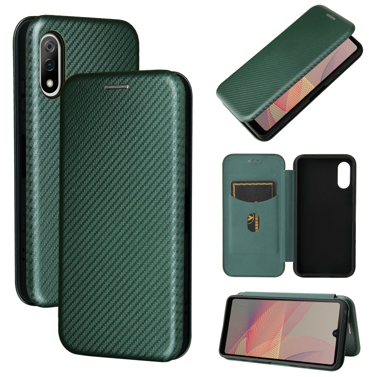 Carbon Fiber Texture Magnetic Horizontal Flip TPU + PC + PU Leather Case with Card Slot, For Nokia X10, For Nokia X20, For Sony Xperia Ace II, For Xiaomi Redmi Note 10 5G