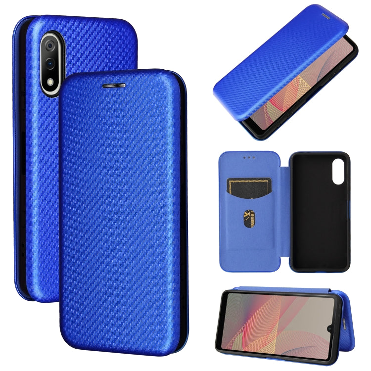 Carbon Fiber Texture Magnetic Horizontal Flip TPU + PC + PU Leather Case with Card Slot, For Nokia X10, For Nokia X20, For Sony Xperia Ace II, For Xiaomi Redmi Note 10 5G