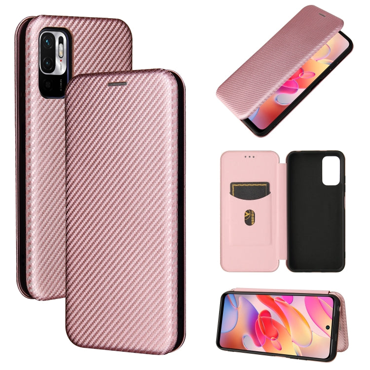 Carbon Fiber Texture Magnetic Horizontal Flip TPU + PC + PU Leather Case with Card Slot, For Nokia X10, For Nokia X20, For Sony Xperia Ace II, For Xiaomi Redmi Note 10 5G