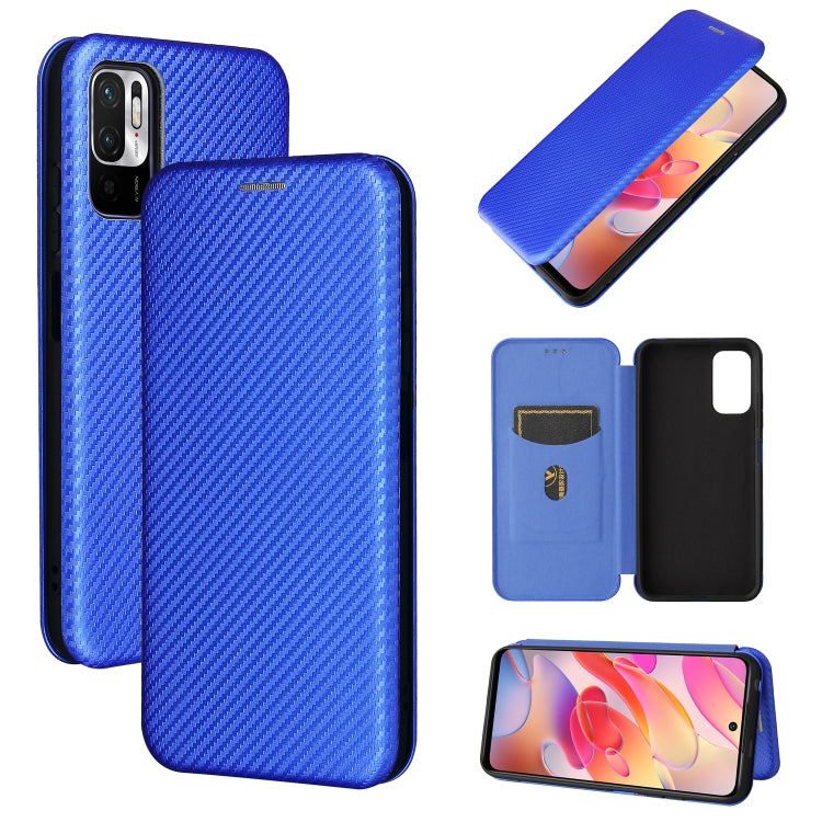 Carbon Fiber Texture Magnetic Horizontal Flip TPU + PC + PU Leather Case with Card Slot, For Nokia X10, For Nokia X20, For Sony Xperia Ace II, For Xiaomi Redmi Note 10 5G