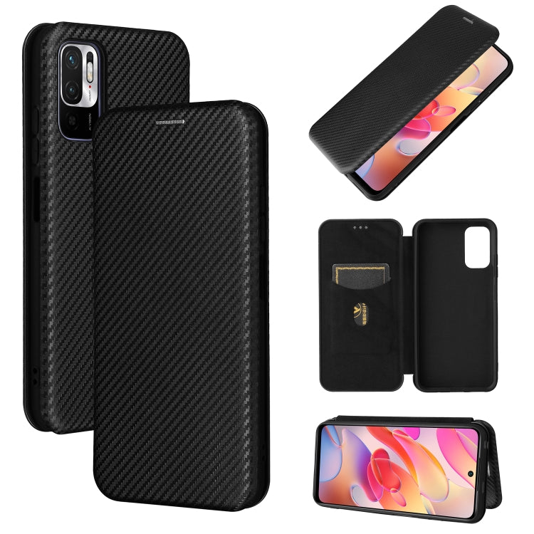 Carbon Fiber Texture Magnetic Horizontal Flip TPU + PC + PU Leather Case with Card Slot, For Nokia X10, For Nokia X20, For Sony Xperia Ace II, For Xiaomi Redmi Note 10 5G