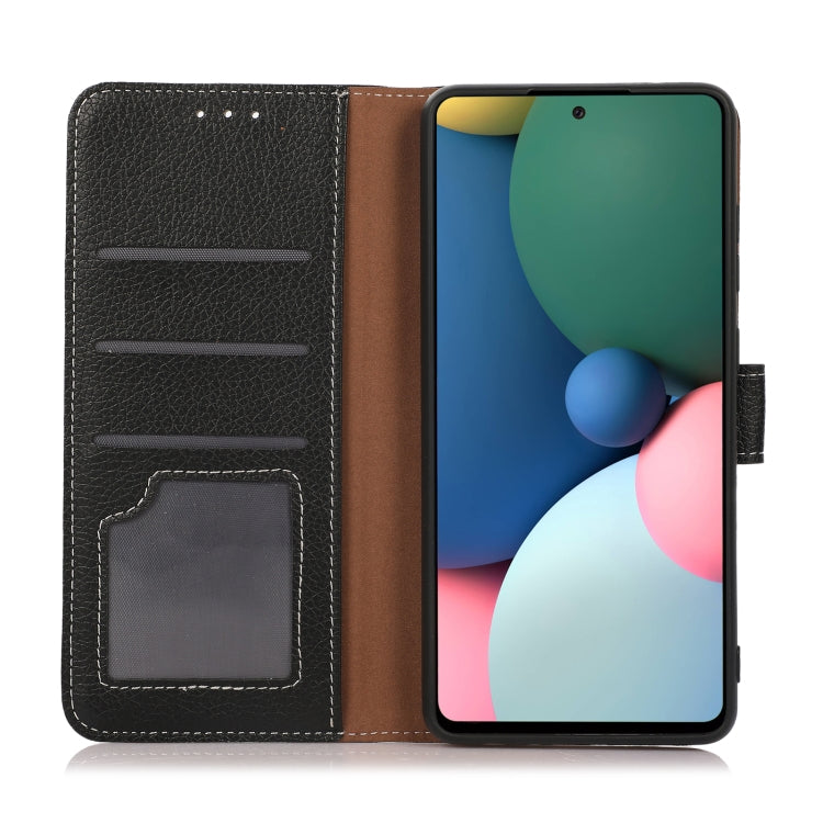 Litchi Texture PU + TPU Horizontal Flip Leather Case with Holder & Card Slots & Wallet, For Alcatel 1L 2021