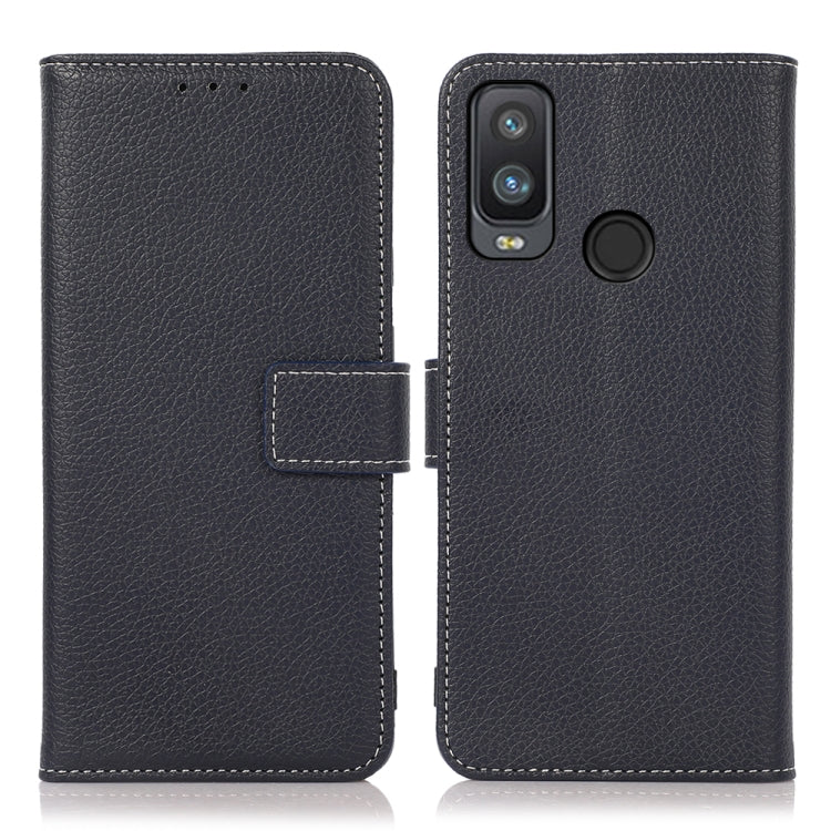 Litchi Texture PU + TPU Horizontal Flip Leather Case with Holder & Card Slots & Wallet, For Alcatel 1L 2021
