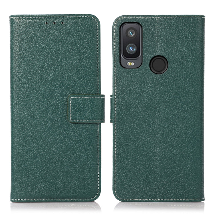 Litchi Texture PU + TPU Horizontal Flip Leather Case with Holder & Card Slots & Wallet, For Alcatel 1L 2021