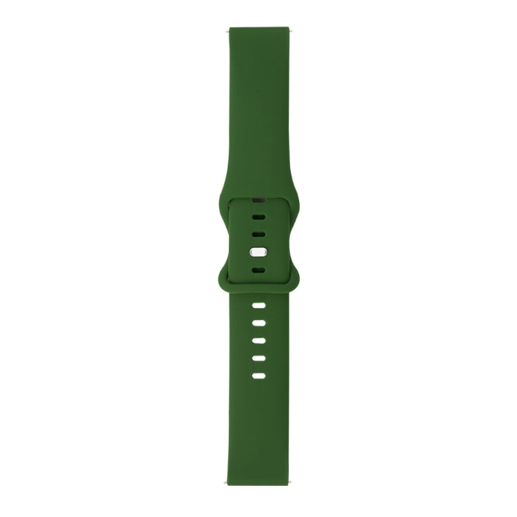8-buckle Silicone Replacement Strap Watchband, For Samsung Galaxy Watch 42mm, For Samsung Galaxy Watch 46mm