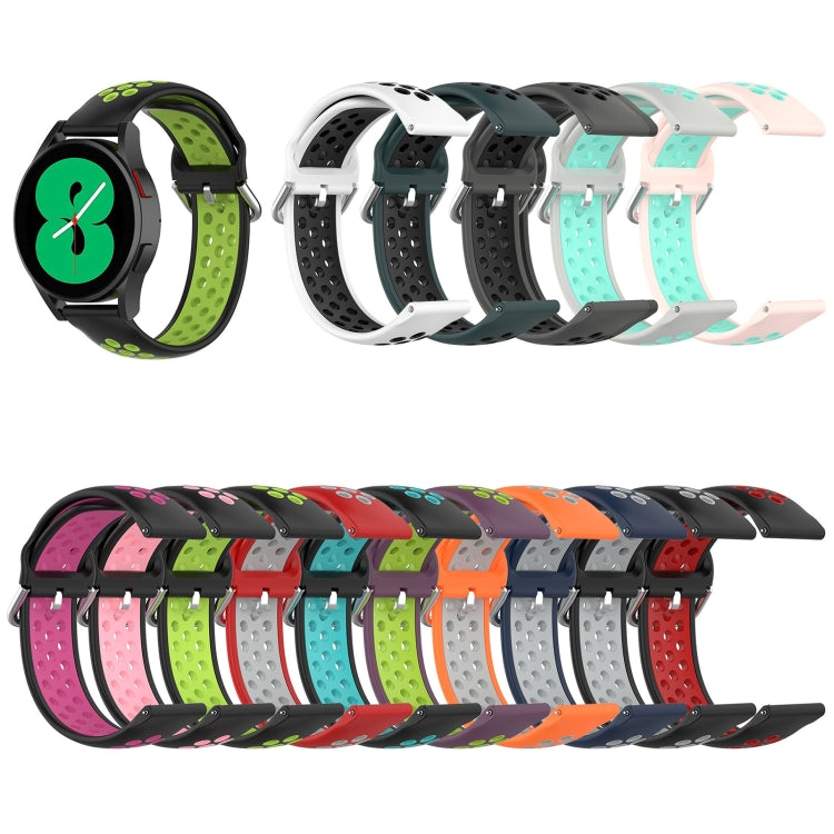 Two-color Silicone Replacement Strap Watchband, For Samsung Galaxy Watch4 40mm