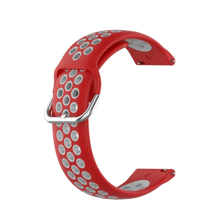 Two-color Silicone Replacement Strap Watchband, For Samsung Galaxy Watch4 Classic 42mm