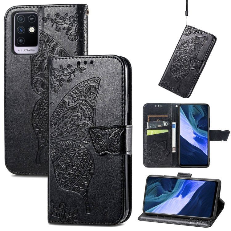Butterfly Love Flowers Embossed Horizontal Flip Leather Case with Holder & Card Slots & Wallet & Lanyard, For Google Pixel 5A 5G, For Infinix Note 8, For Infinix Note 10