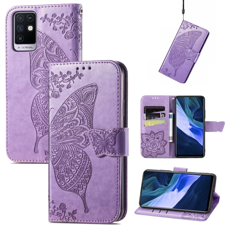 Butterfly Love Flowers Embossed Horizontal Flip Leather Case with Holder & Card Slots & Wallet & Lanyard, For Google Pixel 5A 5G, For Infinix Note 8, For Infinix Note 10