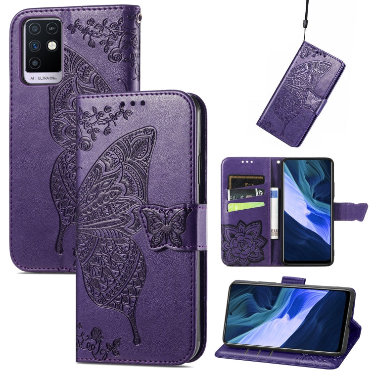 Butterfly Love Flowers Embossed Horizontal Flip Leather Case with Holder & Card Slots & Wallet & Lanyard, For Google Pixel 5A 5G, For Infinix Note 8, For Infinix Note 10