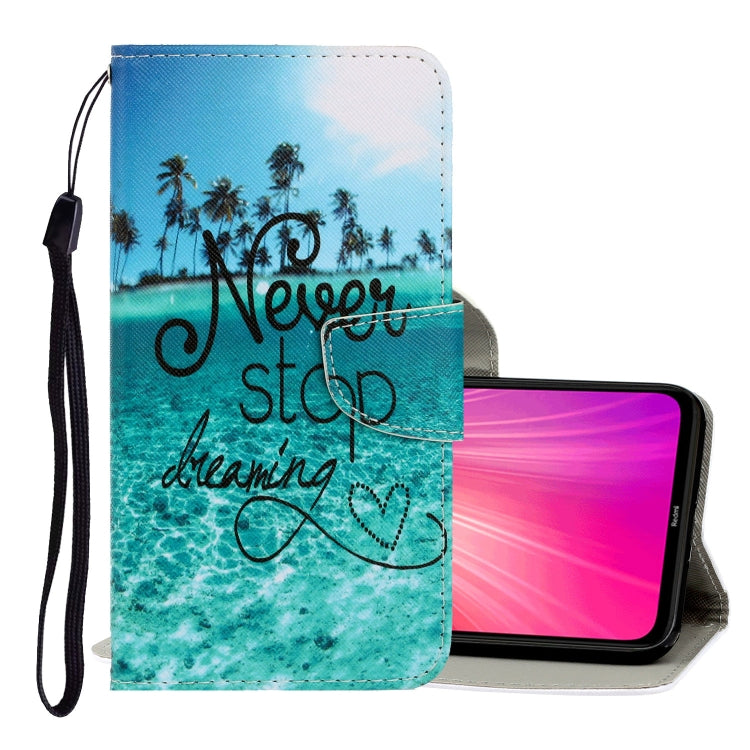 3D Colored Drawing Horizontal Flip PU Leather Case with Holder & Card Slots & Wallet