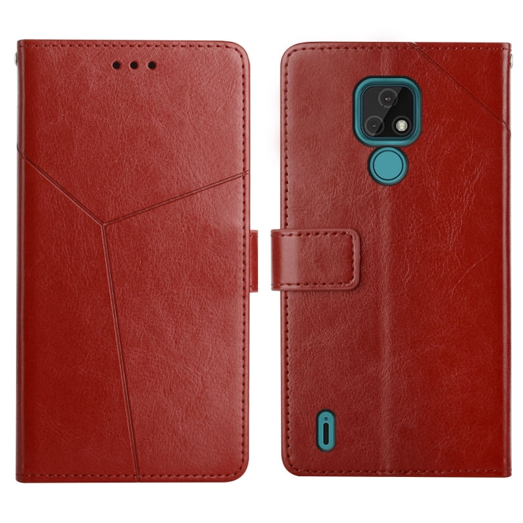 Y Stitching Horizontal Flip Leather Phone Case with Holder & Card Slots & Wallet & Photo Frame, For Motorola Moto E7, For Motorola Moto E7 Power, For Motorola Edge 20, For Motorola Edge 20 Lite