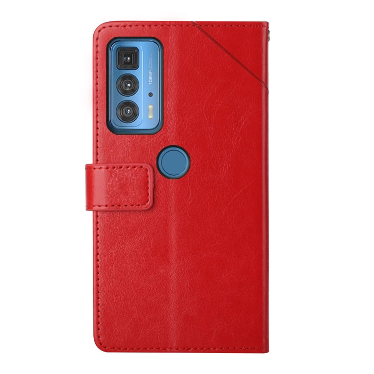 Y Stitching Horizontal Flip Leather Phone Case with Holder & Card Slots & Wallet & Photo Frame, For Motorola Edge 20 Pro, For Motorola Edge S / G100, For Motorola Moto G 5G, For Motorola Moto G 5G Plus