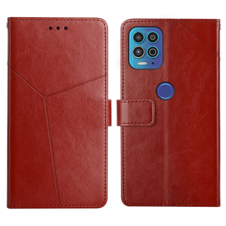 Y Stitching Horizontal Flip Leather Phone Case with Holder & Card Slots & Wallet & Photo Frame, For Motorola Edge 20 Pro, For Motorola Edge S / G100, For Motorola Moto G 5G, For Motorola Moto G 5G Plus